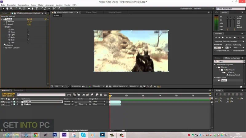 Плагин Video Copilot – Twitch для Adobe After Effects