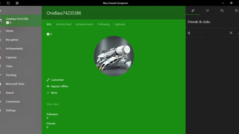 Программа Компаньон консоли Xbox