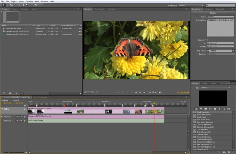 Программа Adobe Encore