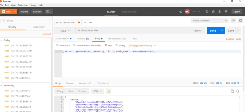 Работа с Postman Desktop