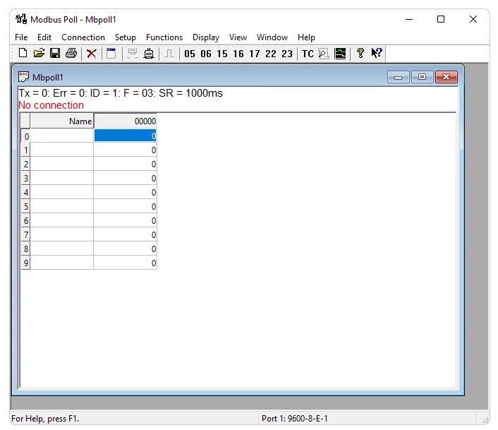 Modbus Poll