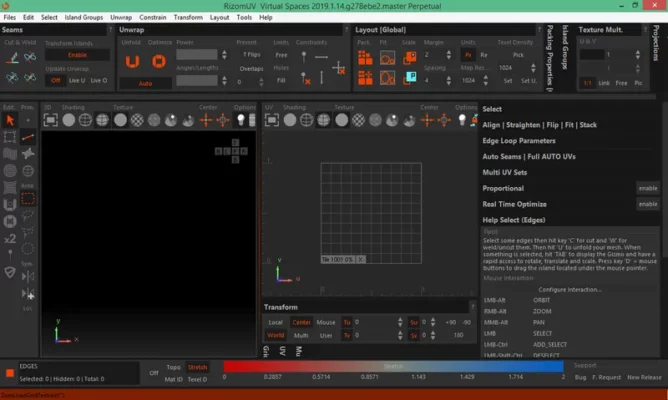 RizomUV Virtual Space
