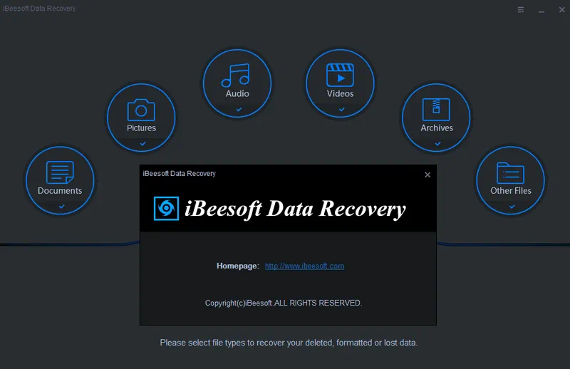 Работа с iBeesoft Data Recovery