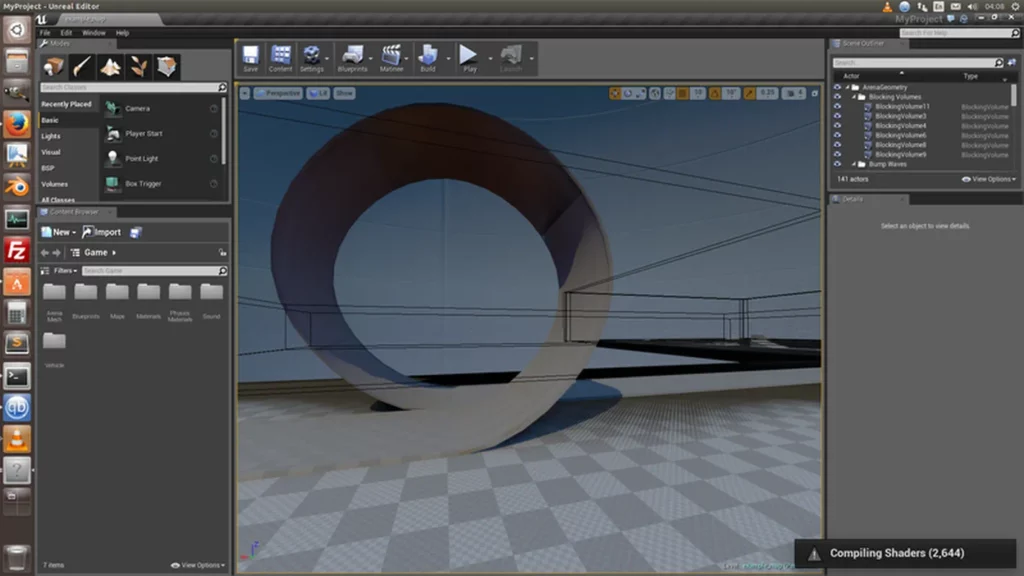Приложение Unreal Engine
