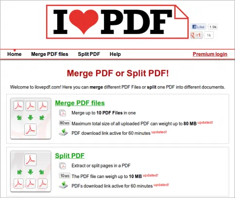 Программа iLovePDF