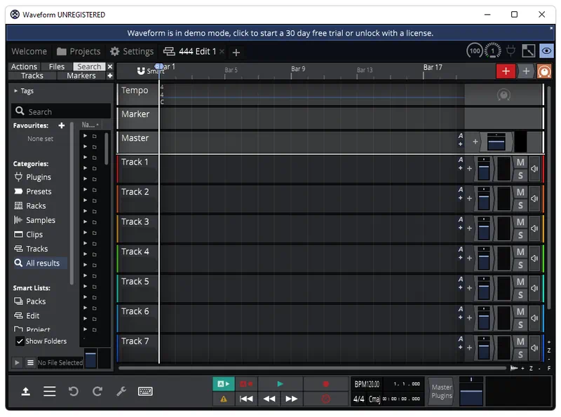 Программа Tracktion