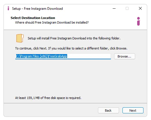 Установка Downloader for Instagram