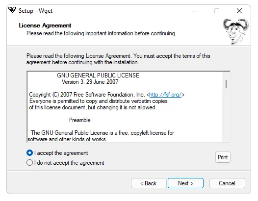 Установка Wget