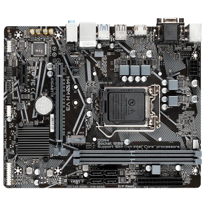 Плата Gigabyte H410M H V3