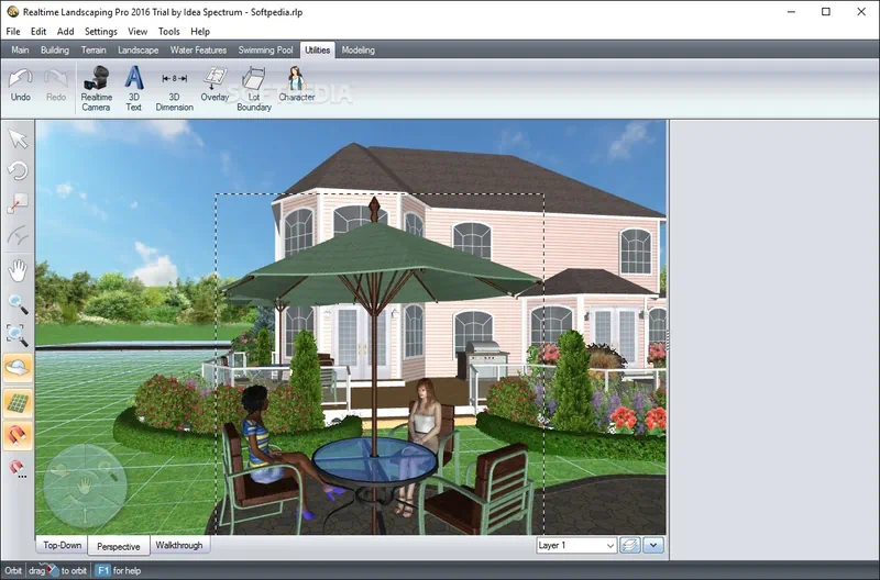 Работа с Realtime Landscaping