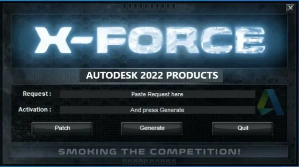 Работа с x-Force KeyGen Autocad
