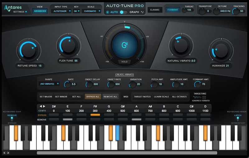 Работа с Antares Autotune