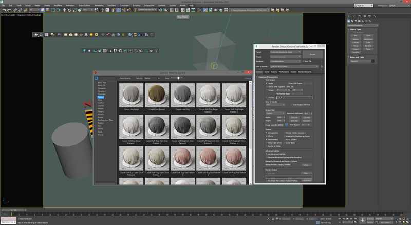 Работа с Corona Renderer для 3ds Max