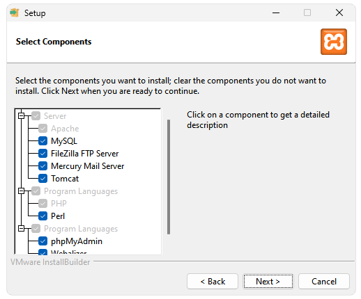Установка XAMPP