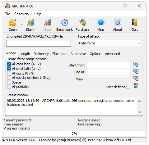 Advanced Archive Password Recovery