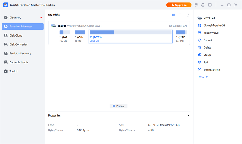 Easeus Partition Master