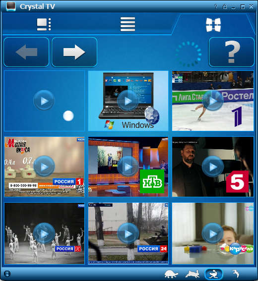 Каналы в Crystal TV