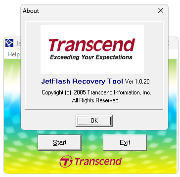 О программе JetFlash Recovery Tool