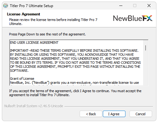 Установка NewBlueFX