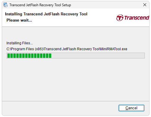 Установка JetFlash Recovery Tool