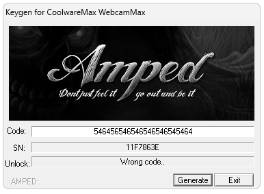 Активация Webcammax