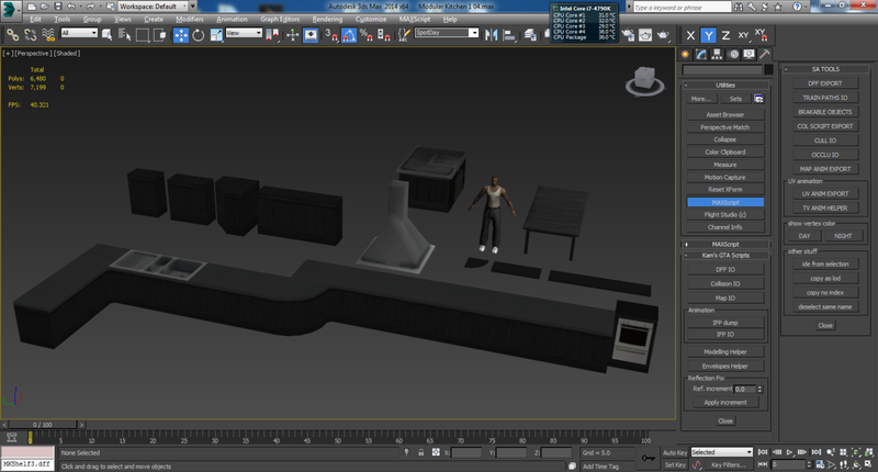 Использование Kam’s Gta Script для 3ds Max
