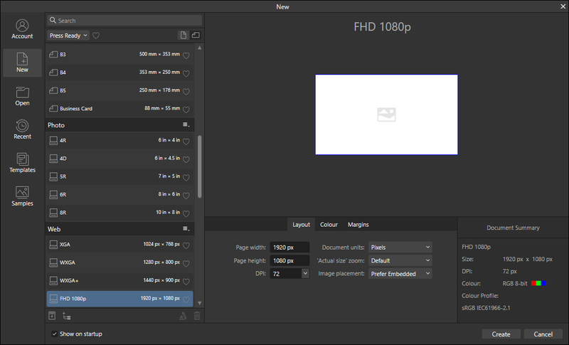 Программа Serif Affinity Photo