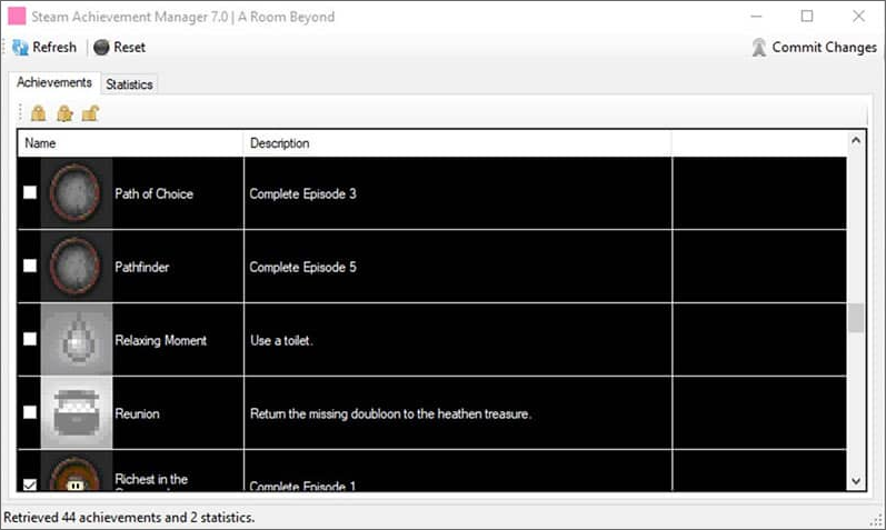 Работа с Steam Achievement Manager