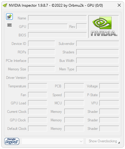 NVIDIA Inspector