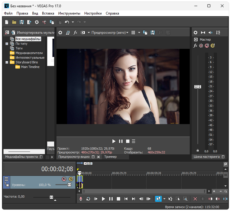 Sony Vegas Pro 17