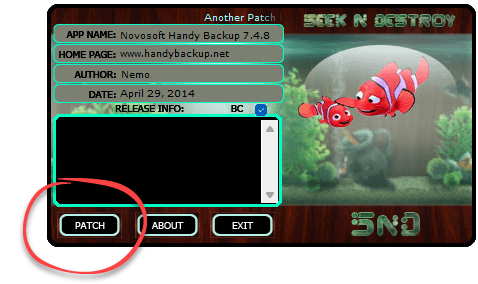 Активация Handy Backup