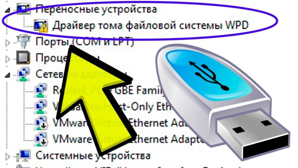 Драйвер тома файловой системы Wpd