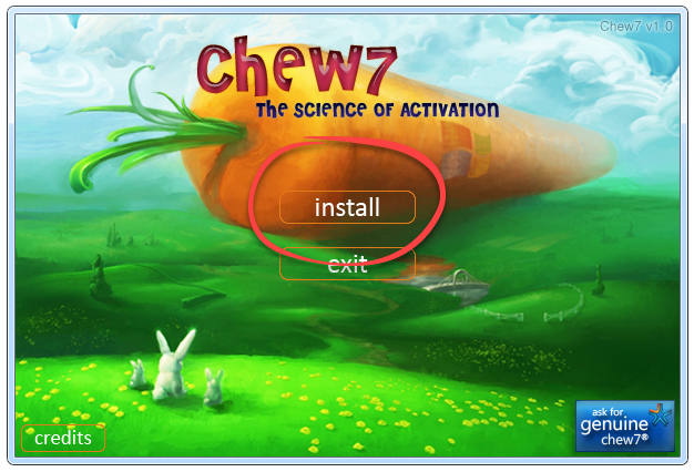 Работа с Chew7