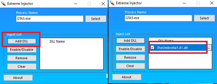 Работа с Extreme Injector