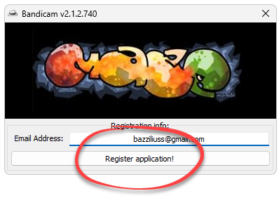Работа с KeyMaker для Bandicam