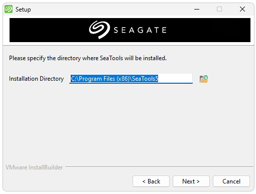 Установка Seagate SeaTools